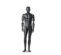 SdaryWare Mannequin Homme, Torse en PRFV avec Base en métal et Bras Mobile, présentoir de vêtements pour Hommes pour vitrine - Peut Porter des Chaussures