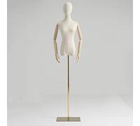 SdaryWare Mannequins de Couture, mannequins de Couture, mannequins de Couture, Buste de Mannequin féminin réglable, Robe pour présentation de vêtements au détail - S-Sil,S-Gold/Square