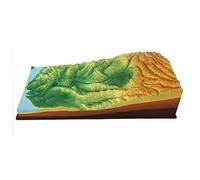 SdaryWare Modèle de Combinaison de Cinq terrains - Modèle d'enseignement géographique - avec Plaines, collines, bassins, Montagnes, Plateaux, pour Les Cours de géologie Scolaire Outil d