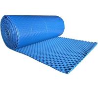 SdaryWare Panneaux de Mousse Acoustique, Panneaux muraux insonorisants, Panneaux de Mousse Acoustique Haute densité, Rouleau de Mousse spongieuse Auto-adhésive à cellules fermées,Blue-1m*10m*2.5cm