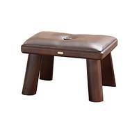 SdaryWare Petit Repose-Pieds Ottoman pour Salon, Repose-Pieds à Langer, Repose-Pieds de Dressing, avec siège en Mousse rembourré et Pieds en Bois, Meuble décoratif