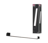 Sdb Applique Quasar 700mm 10,5w 1400lm 3000k Noir Ip44 230v