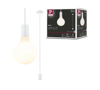 Sdb Suspension Ravi E27 Max60w D80mm Métal Blanc 230v Ip44 Sans Ampoule