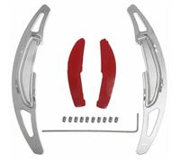 SDBWUYBYG Extension de palettes de changement Compatible avec BMW M2, M3 | Compatible avec BMW M4, M5, X5M, X6M, F87, F85, F86, F80, F82, F83, F10, M6, F12, 2Pcs(Silver)