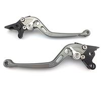 SDCDKLPEPT Avdb-moto Leviers d'embrayage de frein CNC longs compatibles pour Versys X pour Versys-X 300 2017-2018 Levier d'embrayage et de frein hydraulique(Titanium/silver.)
