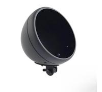 SDCDKLPEPT Grille de protection pour phare de moto Boîtier De Phare De Moto Chromé/noir Mat 7 Pouces, Couvercle D'ampoule De Phare Pour Davidson(Matte Black)