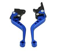 SDCDKLPEPT Levier de frein de moto, 1 paire de poignée de levier de frein à tambour d'embrayage de moto en aluminium CNC Levier d'embrayage et de frein hydraulique( Blue)