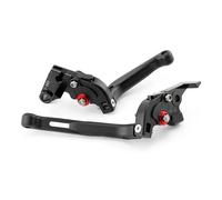 SDCDKLPEPT Levier d'embrayage de frein extensible pliable pour XL750 Transalp 750 CB750 Hornet 750 2023-2025 leviers de poignée réglables pliants Levier d'embrayage et de frein hydraulique(Black)