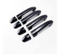SDCDKLPEPT Poignées Porte Extérieures Autocollant de poignée porte voiture en fibre carbone résistant aux rayures, accessoire style Pour Benz Vito W447 et Classe V 2014-2020( Carbon Handle)