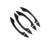 SDCDKLPEPT Poignées Porte Extérieures Autocollant Décoratif En Fibre De Carbone Pour Poignée De Porte De Voiture A6 C7 2012-2018, A7 Et Q7 2016-2019, Accessoires Extérieurs