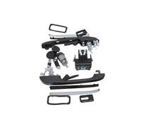 SDCDKLPEPT Poignées Porte Extérieures Ensemble De Poignées De Porte Extérieures Avec 2 Clés Et Serrure De Contact Pour Vw Pour Golf MK2 (84-91) Pour Jetta (78-92) 191898081 898260001