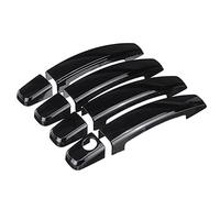 SDCDKLPEPT Poignées Porte Extérieures Lot de 8 couvre-poignées porte en ABS noir Pour Chevrolet Cruze, Pour Malibu et Pour Opel Antara, Corsa