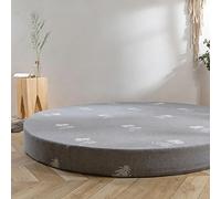 SDCGB Matelas Rond avec Housse Amovible et Lavable, Matelas en Mousse Haute Densité - Longue Durée de Vie (7 à 10 Ans)(3" Height, 79" Diameter)