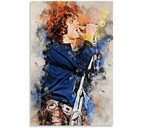 SDDLW1990 Puzzles 1000 pièces pour Adultes Enfants Jim Morrison dagogique jeu Jouets Puzzle bois 1000 Piece 29.5x19.6inch(75x50cm) Sans Cadre