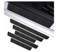 SDDWSDW 5 Pièces Autocollants Seuil Porte Voiture pour Toyota Yaris Cross SUV 2021-2026, Plaques Plinthes Fibre Carbone PéDale de Seuils Protection Anti-Rayures Accessoires