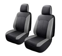 SDDWSDW Housses Siege Voiture Ensemble Complet pour Hyundai Bayon Crossover SUV 2021-2026, Cuir Coussins de SièGes Avant ArrièRe Housse de Protection Accessoires IntéRieurs,E/Black-Grey
