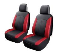 SDDWSDW Housses Siege Voiture Ensemble Complet pour Nissan Note 2013-2026, Cuir Coussins de SièGes Avant ArrièRe Housse de Protection Accessoires IntéRieurs,B/Black-Red