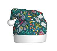 SDEGTHO 1 bonnet de Père Noël tricoté avec motif de dessin animé, lutin au crochet, bonnet de Noël pour adultes, femmes et hommes