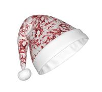 SDEGTHO Bonnet de Noël tricoté avec motif ours sauvage, cerf, chapeau de Père Noël, lutin au crochet, bonnet de Noël, bonnet de fête de Noël pour adultes, femmes et hommes