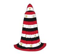 SDEGTHO Cape à capuche avec drapeau égyptien pour Halloween, carnaval, bal masqué