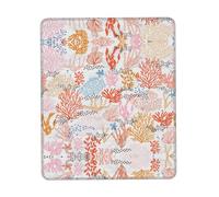 SDEGTHO Coral Reef Grand tapis de souris de jeu avec base en caoutchouc antidérapant, bords cousus, résistant à l'eau, pour joueur