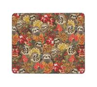 SDEGTHO Funny Sloths Tapis de souris avec base en caoutchouc durable pour un contrôle précis du curseur