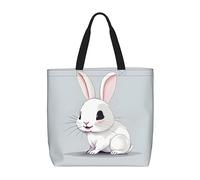 SDEGTHO Joli sac fourre-tout en polyester pour tout le monde avec poches intérieures, sac pour ordinateur portable avec fermeture éclair pour le travail et les voyages., Noir/blanc, One Size