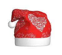 SDEGTHO Love. Printing 1 Pcs Noël tricoté Chapeaux de Père Noël Elfe Chapeau Crochet Bonnet de Noël Bonnet Noël Fête Casquettes pour Adultes Femmes Hommes