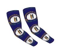 SDEGTHO Manchons de bras pour homme et femme, motif drapeau de l'État du Kentucky pour le travail, manches de protection solaire, noir, taille unique