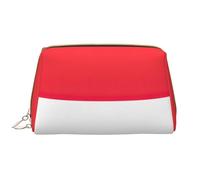 SDEGTHO Petit sac de rangement avec drapeau indonésien pour sac à main, trousse de maquillage de voyage, mini trousse de maquillage, blanc, One Size
