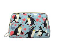SDEGTHO Petit sac de rangement avec inscription « I Love Penguins » pour sac à main, trousse de maquillage de voyage, mini trousse de maquillage, blanc, One Size