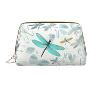SDEGTHO Petit sac de rangement en forme de libellule verte pour sac à main, trousse de maquillage de voyage, blanc, One Size