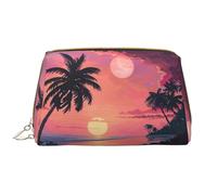 SDEGTHO Petit sac de rangement pour sac à main, sac de maquillage de voyage, mini trousse de maquillage tropicale, blanc, One Size