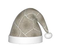 SDEGTHO Petoskey Stone Bonnet de Père Noël rouge confortable pour enfants