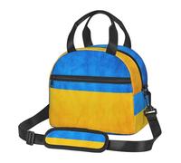 SDEGTHO Sac à déjeuner isotherme avec drapeau ukrainien pour homme et femme, sac fourre-tout réutilisable pour bureau, salle de sport, sorties