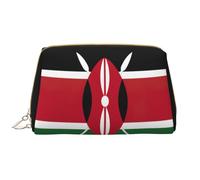 SDEGTHO Sac de rangement drapeau du Kenya, petite trousse de maquillage pour sac à main, trousse de maquillage de voyage, mini trousse de maquillage, blanc, One Size