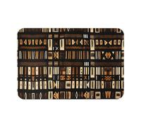 SDEGTHO Tapis de bain en tissu africain imprimé tribal - Tapis de douche à diatomées antidérapant super absorbant pour salle de bain, cuisine, buanderie