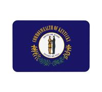 SDEGTHO Tapis de bain imprimé drapeau de l'État du Kentucky - Tapis de douche antidérapant super absorbant pour salle de bain, cuisine, buanderie