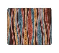 SDEGTHO Tapis de souris à rayures colorées avec base en caoutchouc durable pour un contrôle précis du curseur