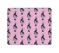 SDEGTHO Tapis de souris avec base en caoutchouc durable pour un contrôle précis du curseur Noir