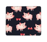 SDEGTHO Tapis de souris rouge avec base en caoutchouc durable pour un contrôle précis du curseur