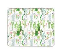 SDEGTHO Tapis de souris Springtime Herb Garden à bord lisse avec base en caoutchouc durable pour un contrôle précis du curseur