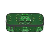 SDEGTHO Trousse à crayons de grande capacité avec inscription Happy St. Patrick's Day