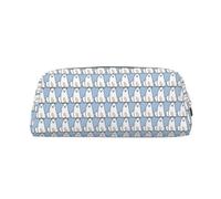 SDEGTHO Trousse à crayons en cuir imprimé ours polaire grande capacité pour l'école et stylo plume pour garçons et filles, doré, Taille unique, Trousse de maquillage