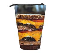 SDEGTHO Trousse à crayons télescopique avec support télescopique pour sandwichs au fromage, organiseur de bureau