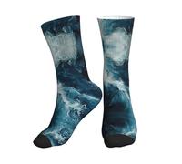 SDEGTHO Within The Tides Chaussettes de sport respirantes et absorbantes pour homme et femme Convient pour les sports de plein air, 1 noir, taille unique