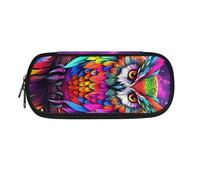 SdetYuia Trousse à crayons spéciale Octopus Star pour filles et garçons - Jolie trousse à crayons avec grille visible pour 2e et 3e anniversaire - Trousse à crayons pour fournitures scolaires, Hibou