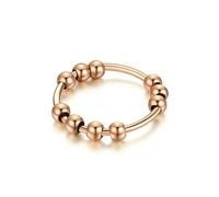 SDEWFFWSA Bagues anti-anxiété en acier inoxydable pour femmes, bagues anti-stress pour hommes, style simple, accessoires de bijoux tendance, 11