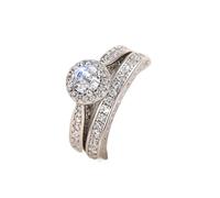 SDEWFFWSA Ensemble de bagues de couple géométriques élégantes, design classique, bijoux tendance pour homme et femme