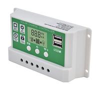 Sdfafrreg Contrôleur Solaire, Gestion de la Charge PWM en 3 étapes Contrôleur de Charge du Panneau Solaire Protection Contre Les Courts-Circuits avec écran LCD pour Le Commerce pour l'industrie(30A)